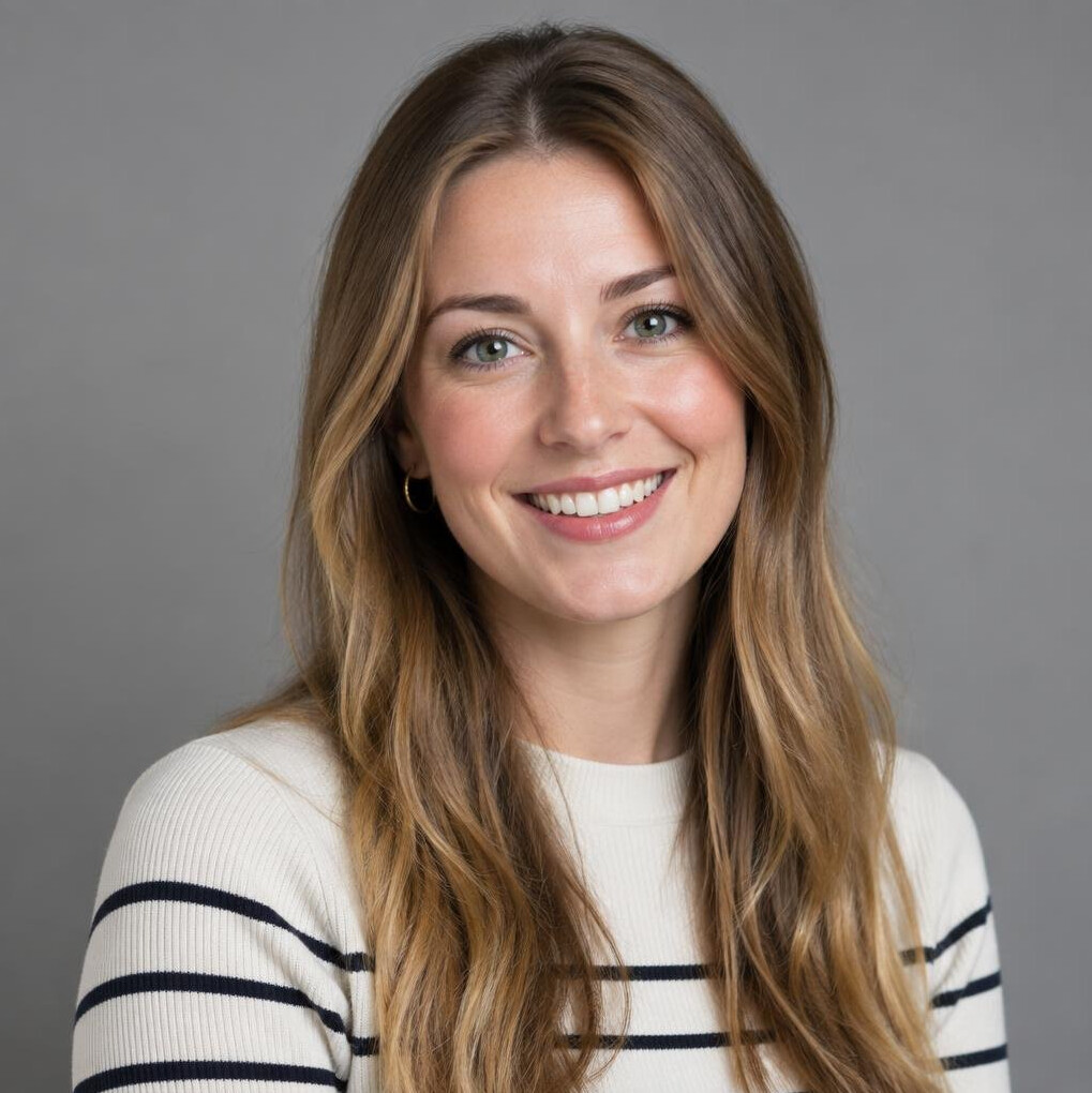 Studio portrait of a female content distribution specialist