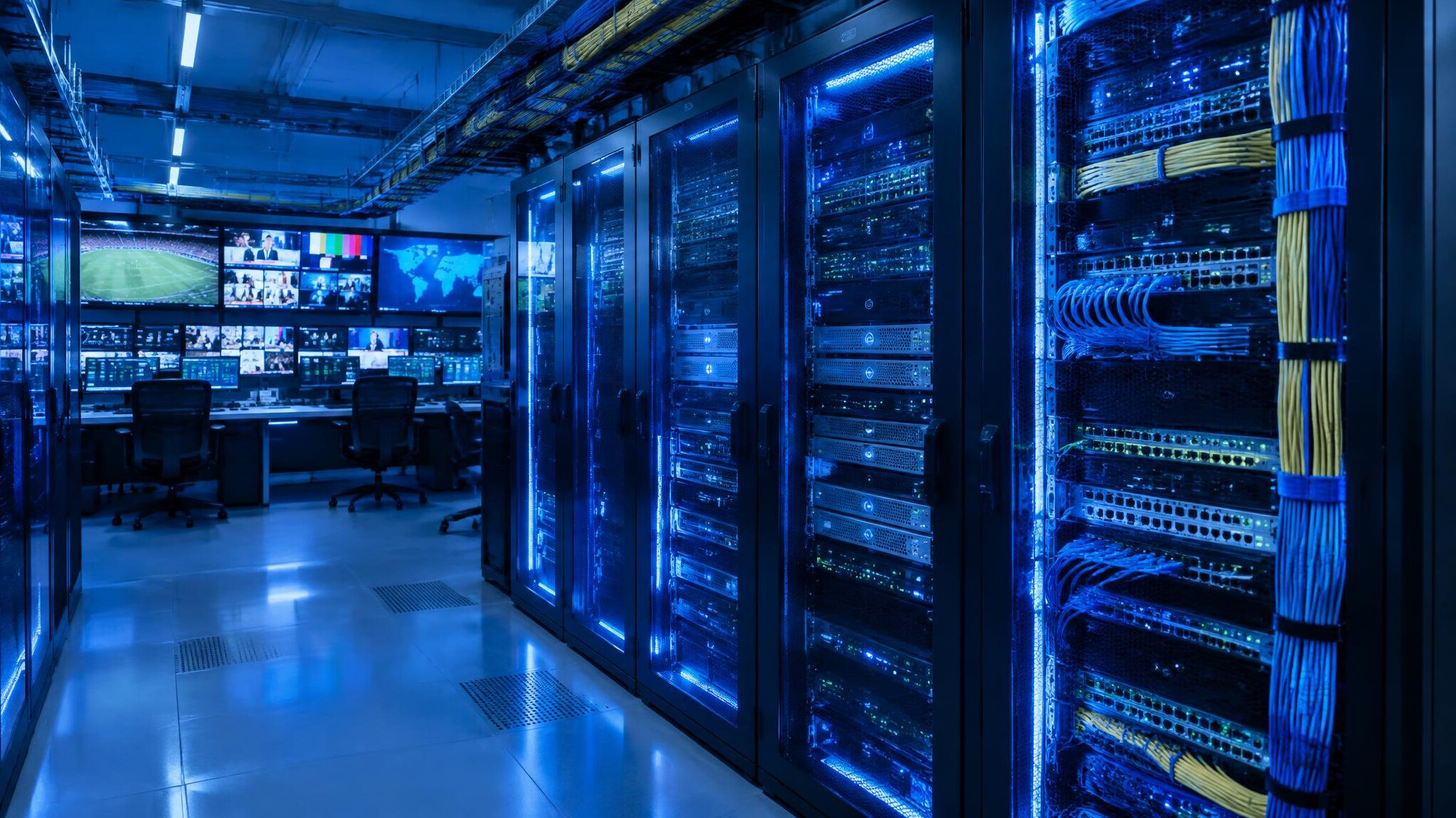 Network operations hub used for distributing broadcast content
